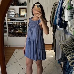 Free people blue dress size medium